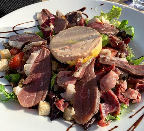 café de la Plage-Hendaye-salade du jour