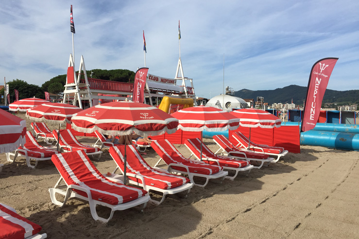 plage privée-Hendaye-transat