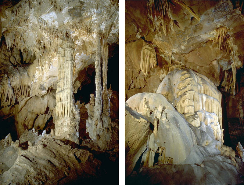 Grotte d'Oxocelhaya-concrétions-Pays basque