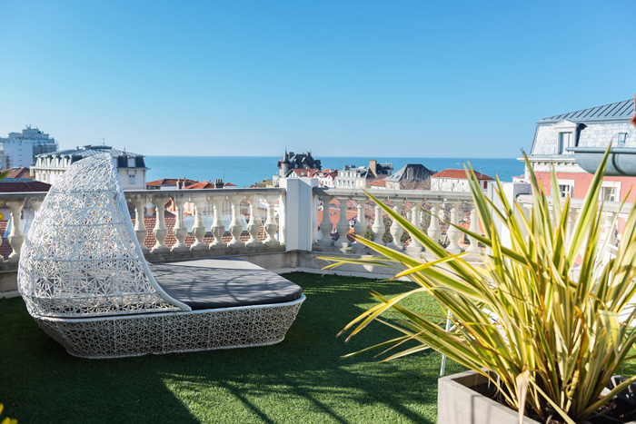 Hotel de Silhouette-terrasse panoramique-Biarritz