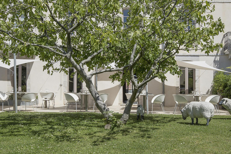 Hotel restaurant de Silhouette-terrasse-Biarritz