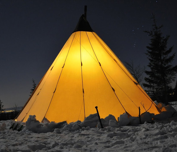 Aventure nordique-nuit en tipi-Gourette