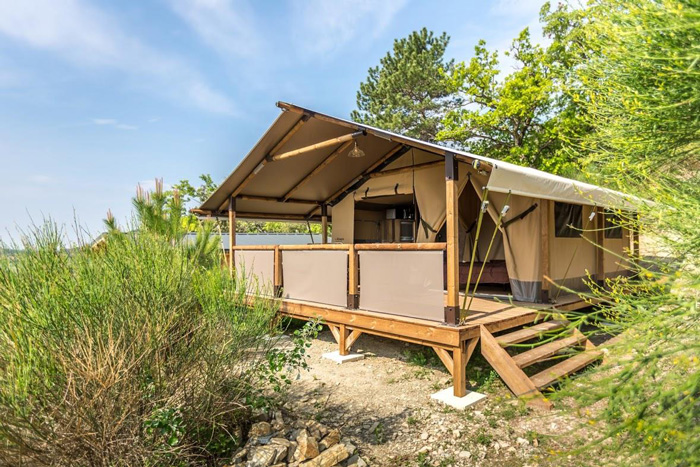 Camping Baretous-Pyrénées-tente lodge