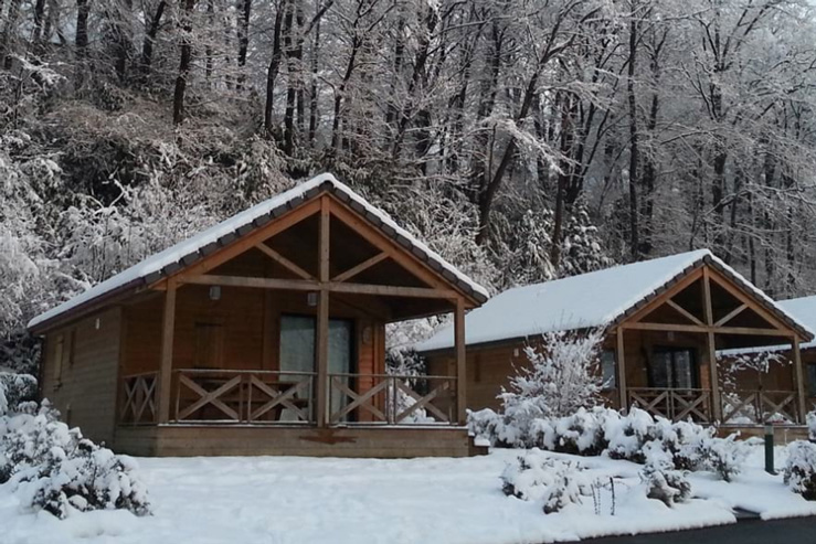 Camping Baretous-Pyrénées-chalet à louer-aramits