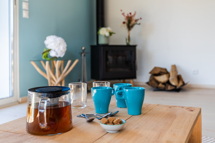 Tasses de thé pour accueillir les locataires