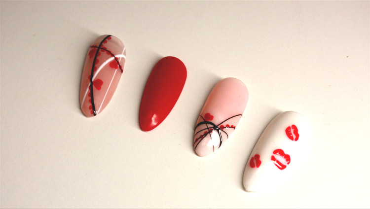 ongles décorés par L. Beauty 96