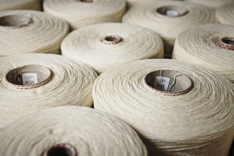 bobines de fils de laines