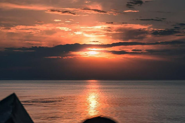 Plage de Tarnos-coucher de soleil