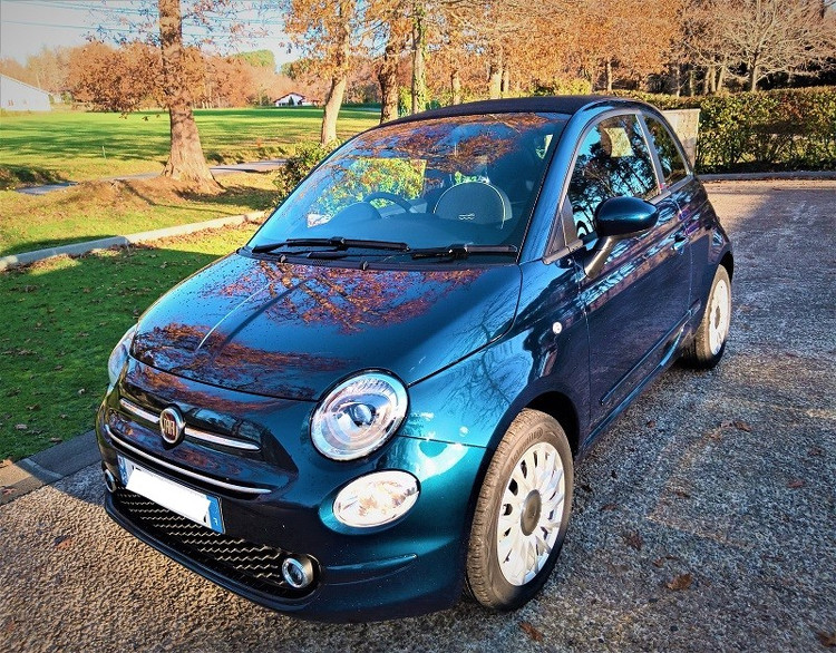 Fiat 500 C Hybrid louée par Easy Car Location