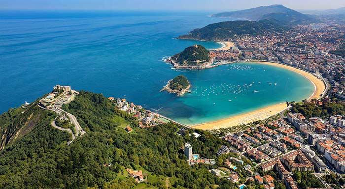 San Sebastian vue paysage