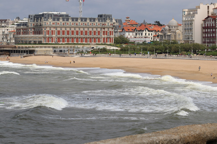 La grande Plage de Biarritz 