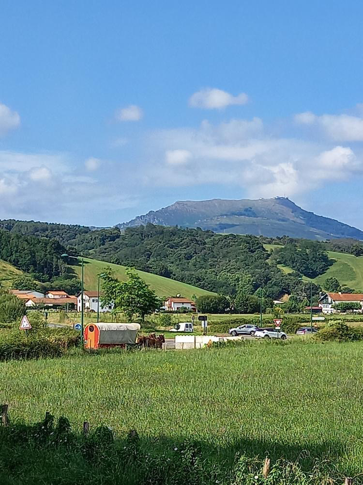 Paysage basque de montagne