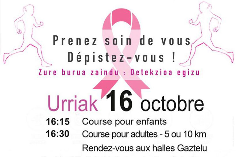 Course hendaye octobre octobre rose