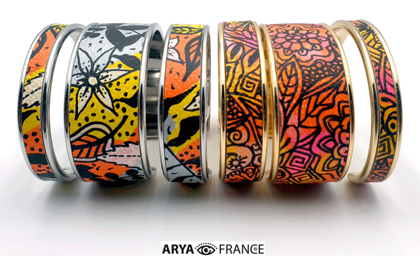 Bracelets-cuir-graffiti-arya-france-
