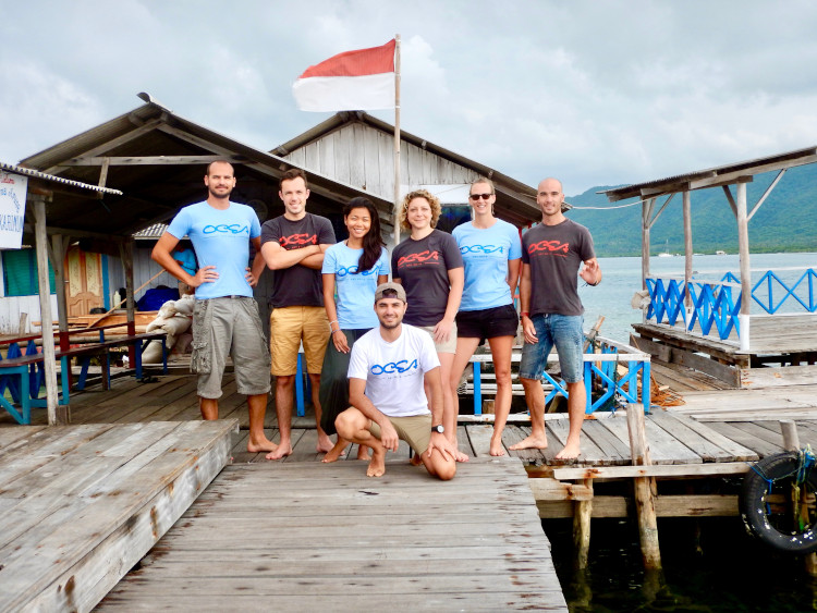 l'équipe de l'ONG OCEA