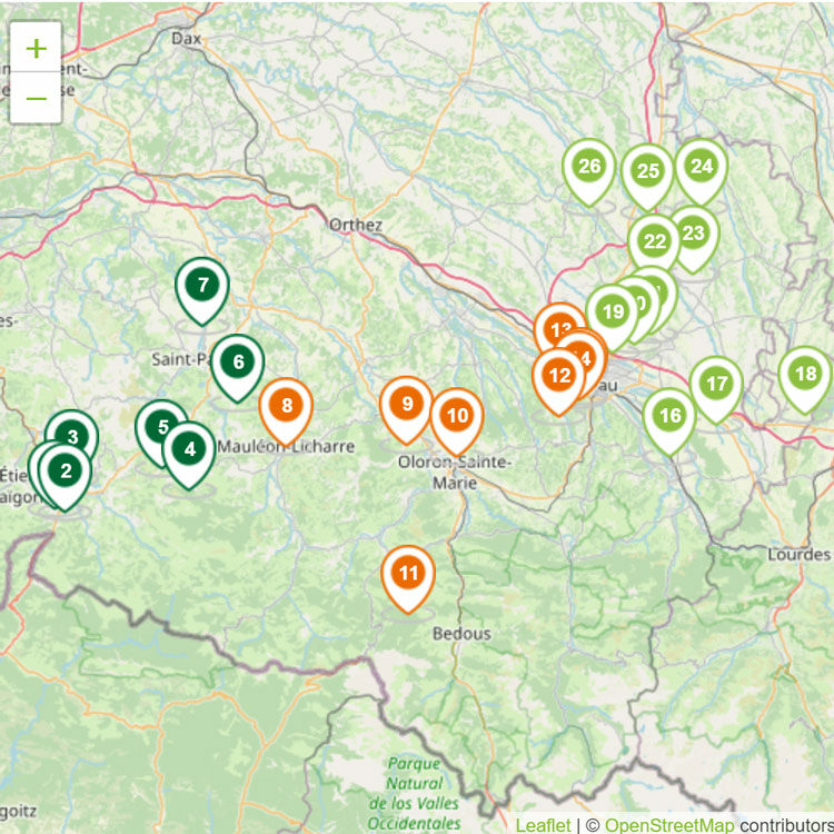 Carte-fermes-pyrénées-atlantiques