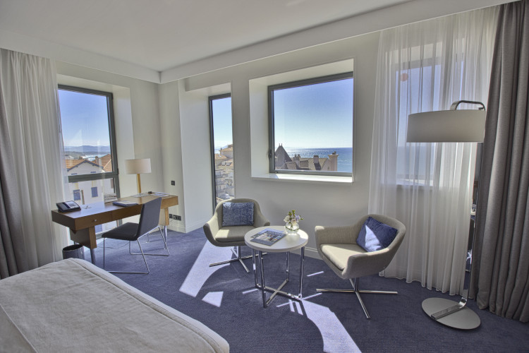 chambre premium du Radisson Blu Hotel Biarritz