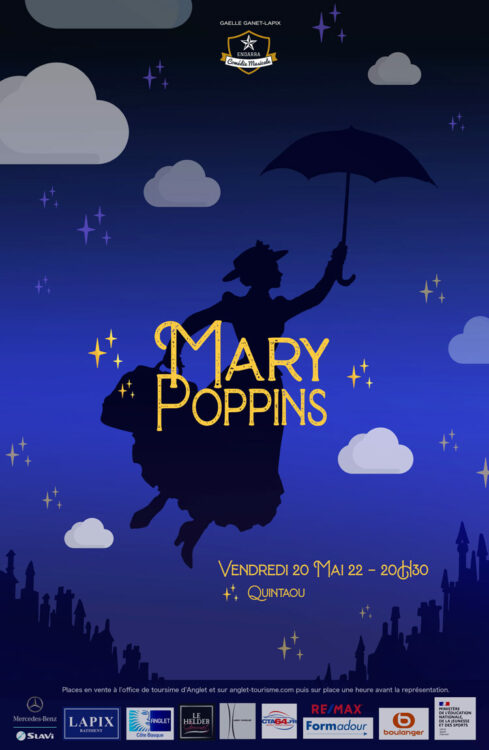 spectacle mary poppins pays basque week-end 21 mai