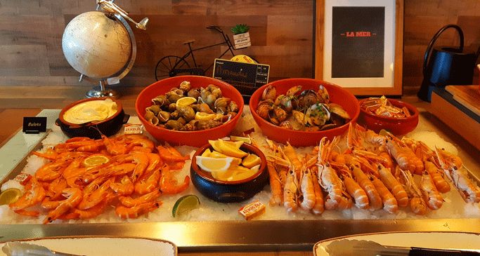 Viabrasa restaurant grillades fruits de mer