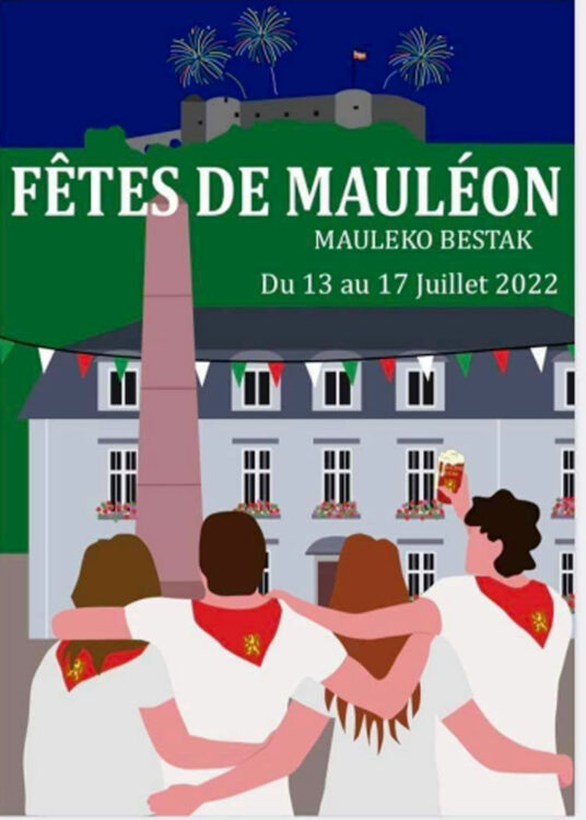 fetes de mauleon affiche pays basque week-end 16 juillet