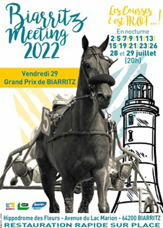 courses de trot biarritz chevaux pays basque week-end 16 juillet