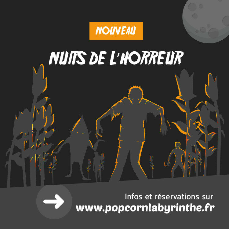 nuit de l'horreur chez Pop Corn Labyrinthe à Urrugne