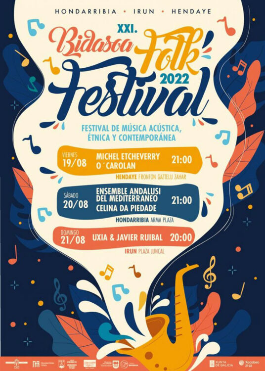 festival bidasoa folk 2022 hendaye irun hondarribia pays basque week-end 20 aout