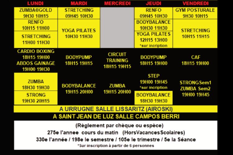 baylasun-fitness-marche-nordique-planning-calendrier-programme-salles-urrugne-saint-jean-de-luz