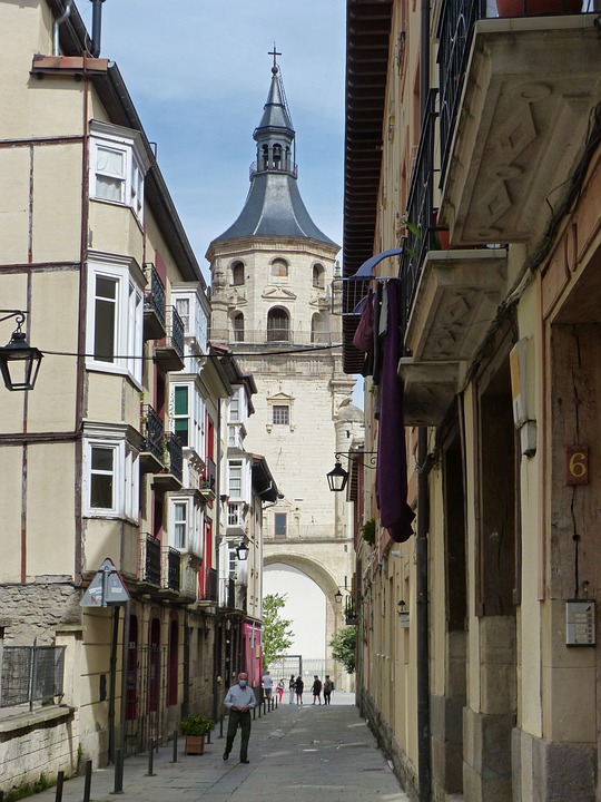 Rue de vitoria-gasteiz au Pays Basque Espagnol