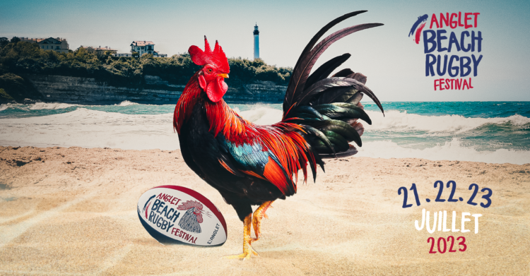 anglet beach rugby festival 2023 affiche