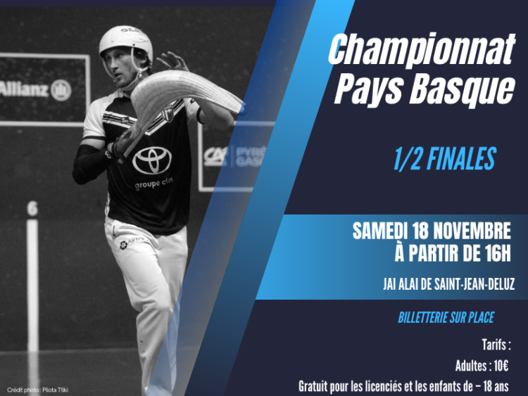 demi Finales Championnat du Pays Basque