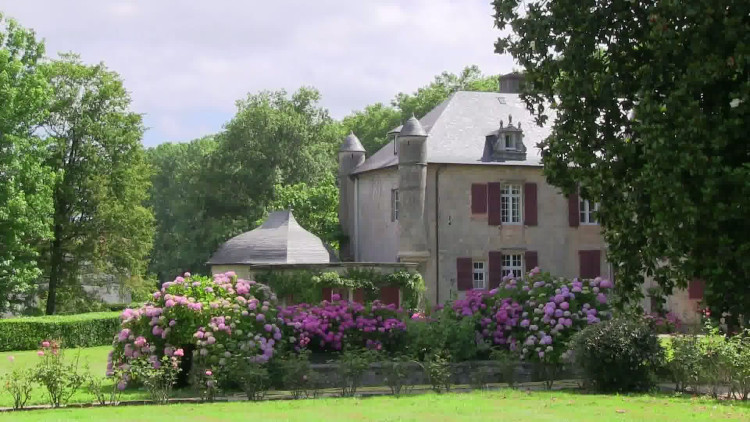 Le jardin du château d'Urtubie