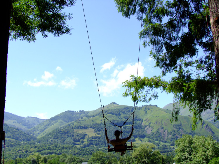 Balançoire géante au parc Oba'o